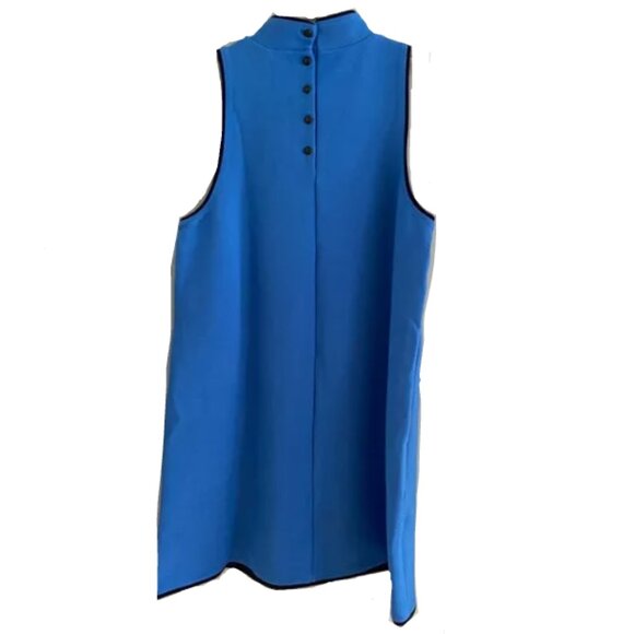 Brand New Maeve Sleeveless Mock-Neck Mini Shirt Dress - Picture 7 of 8